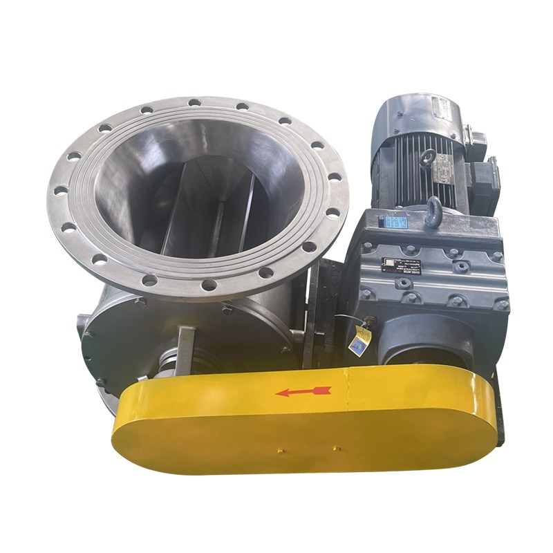 除尘设备卸料阀旋转给料机闭风器锁风阀不锈钢高温型链条传动式