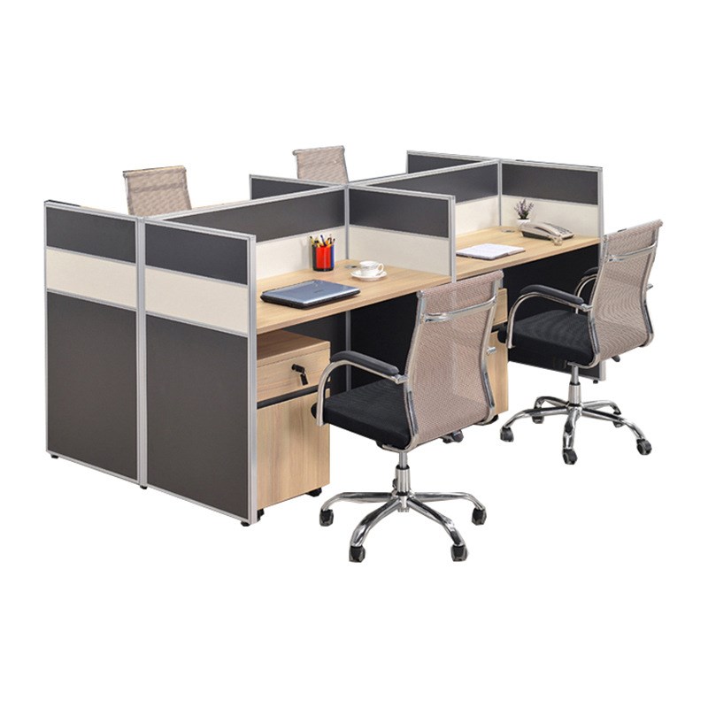 家具职员单人办公电脑桌 员工工位组合屏风四人位办公桌