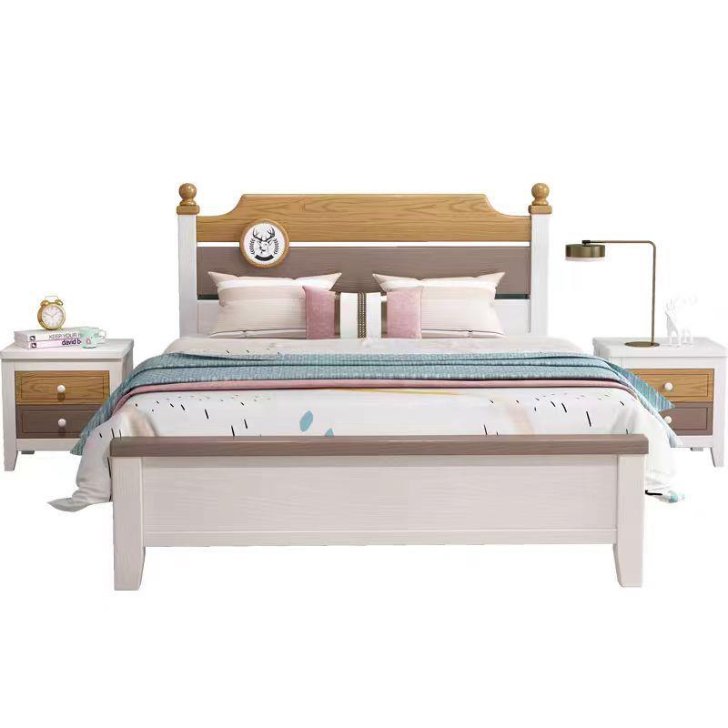 儿童床轻奢简约人床1.5m箱储物床学生卧室家具地中海床经济型