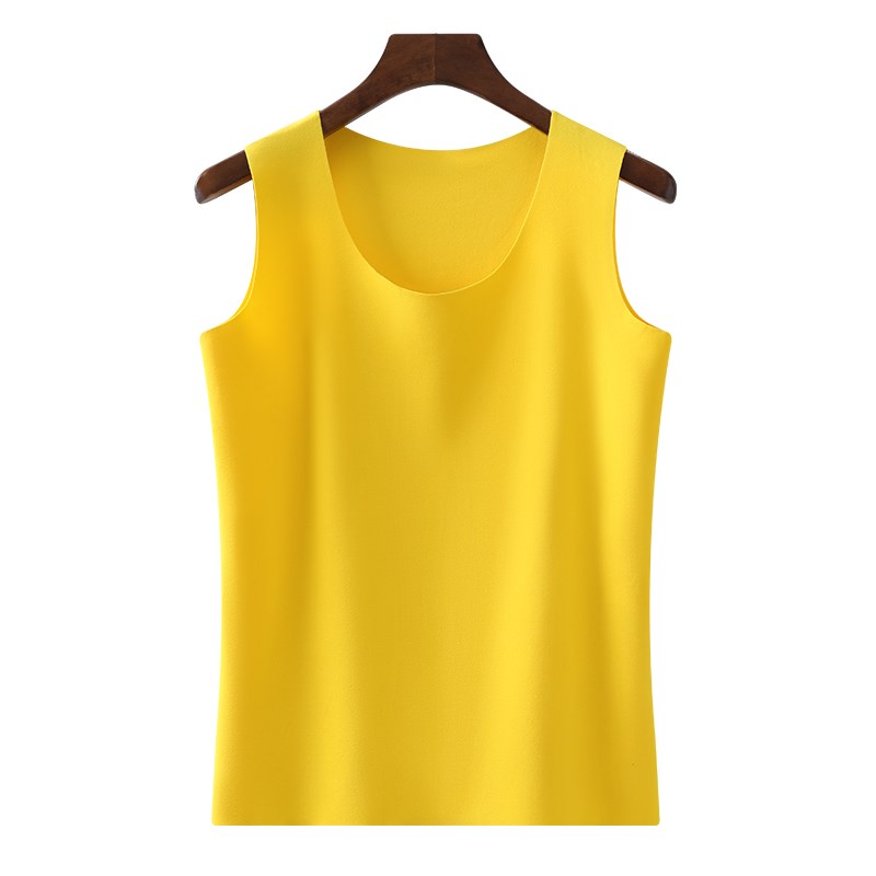 本命年男士德绒保暖黄色背心闰年男女士穿黄衣走鸿运