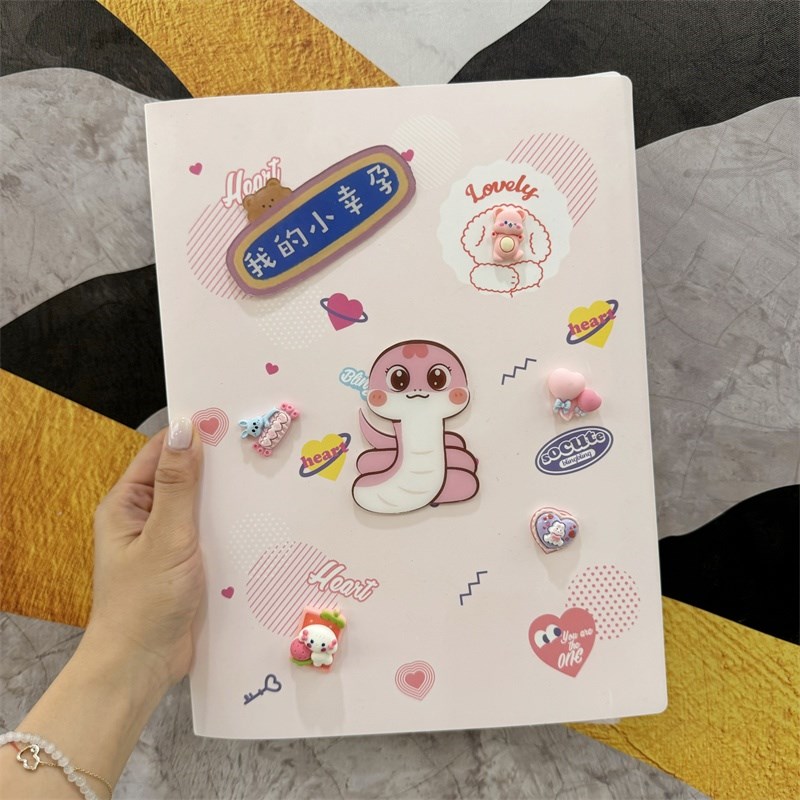 可爱蛇宝宝孕检收纳册a4a5文件夹资料册孕妈孕期产检报告单档案册