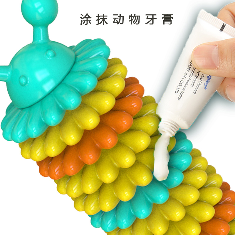 狗狗玩具耐咬小型大型犬洁齿毛毛虫磨牙棒弹力狗咬胶宠物磨牙棒