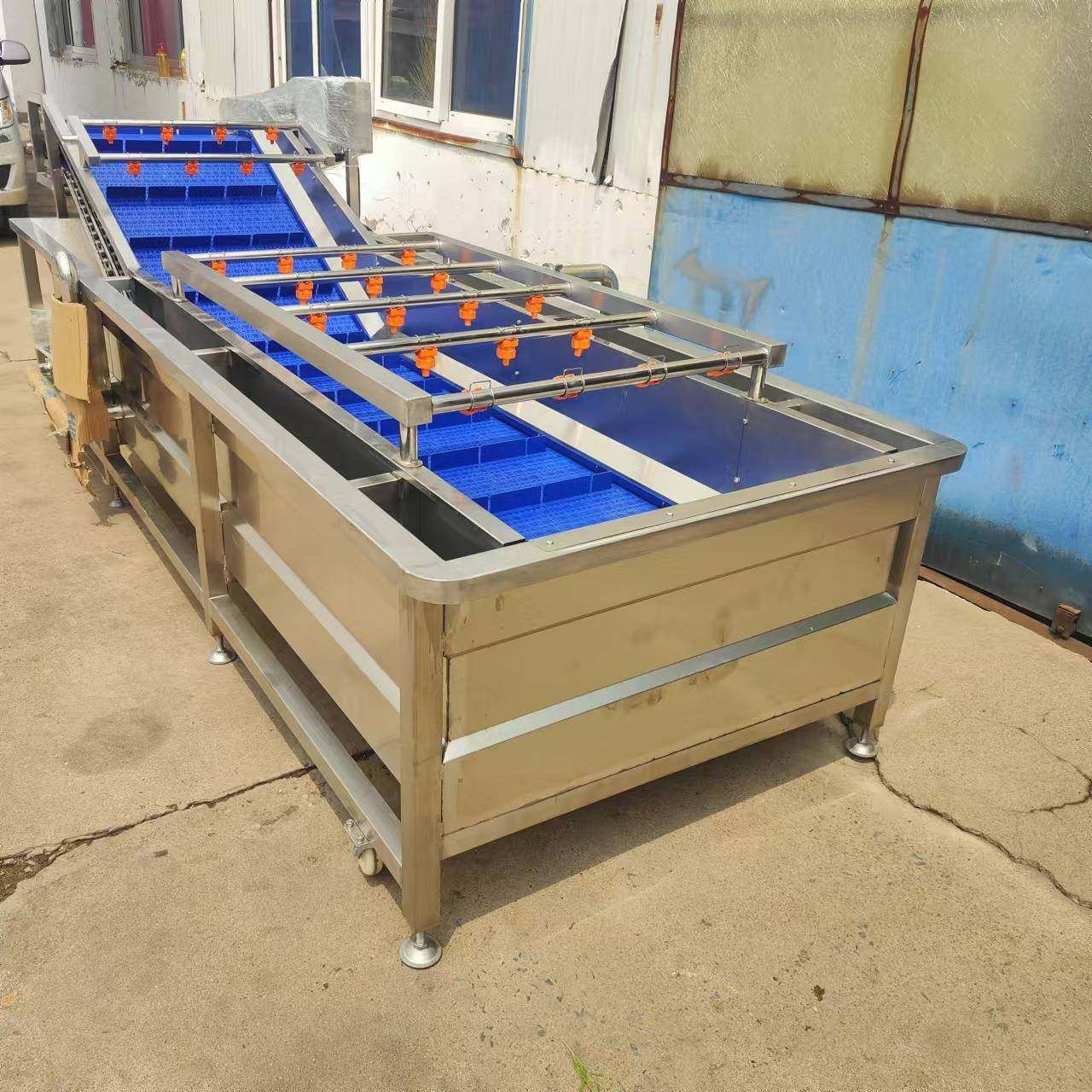 中药材全自动洗菜机预制菜清洗加工水果蔬菜喷淋式连续洗菜机,清洗/食品/商业设备,果蔬加工设备,淘宝优惠券,粉丝福利购,淘宝优惠卷