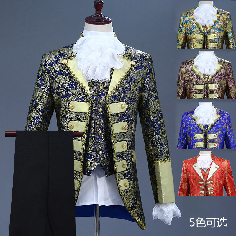欧洲男士宫廷礼服演出服