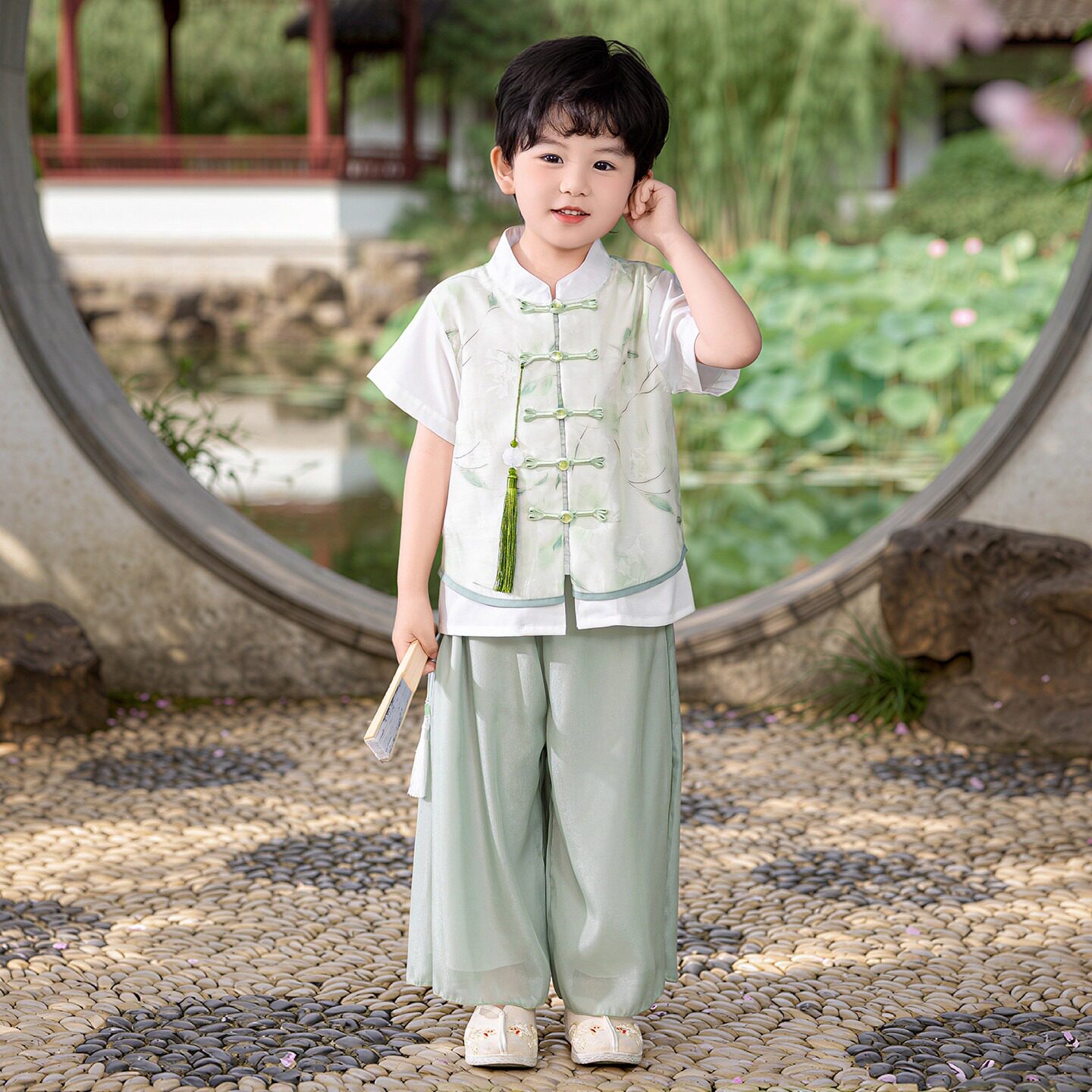 男童汉服夏季薄款儿童唐