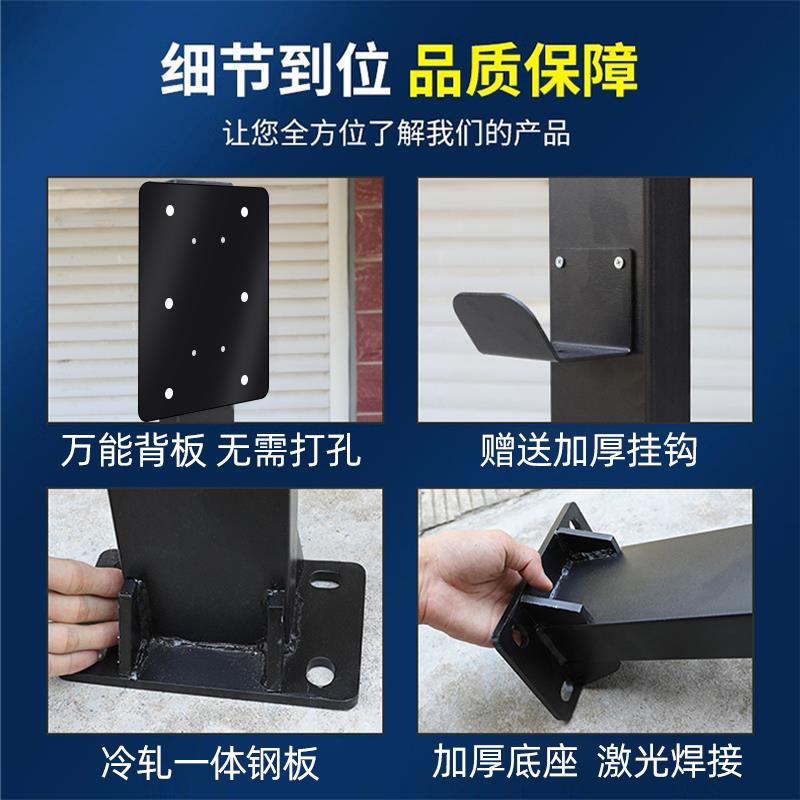 汽车充电桩立柱杆子安装支架地下车库中间车位吊顶倒装挂家桩通用