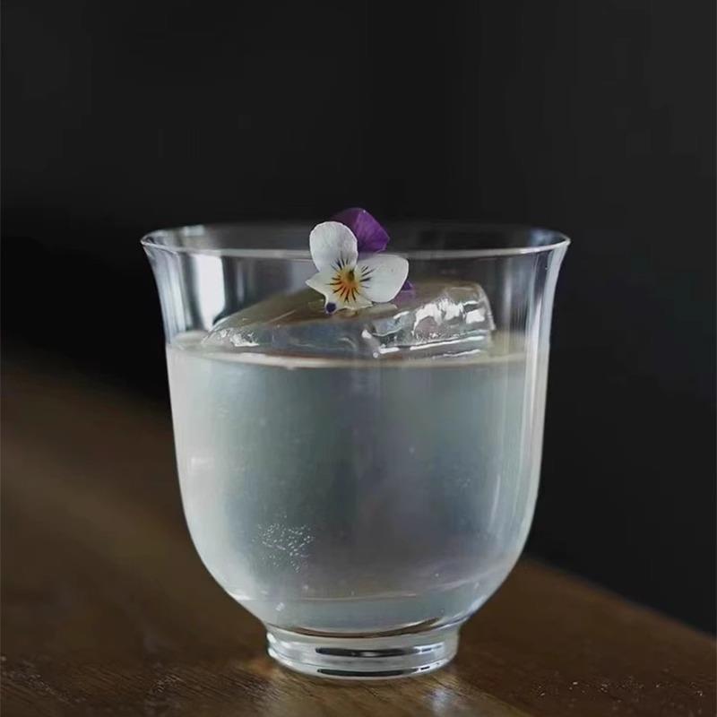 日式木村系列超薄玻璃杯水杯酒杯海波杯柯林杯鸡尾酒杯威士忌杯子