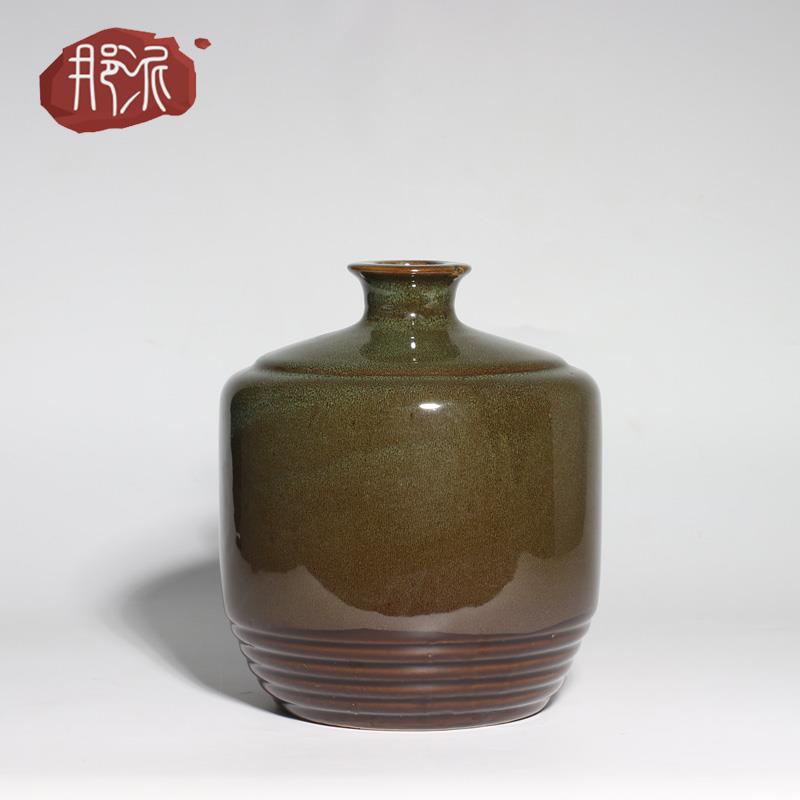 宜兴陶瓷酒瓶5斤装酒壶彷古土陶酒坛子覆色釉水家用白酒酒罐2.5L