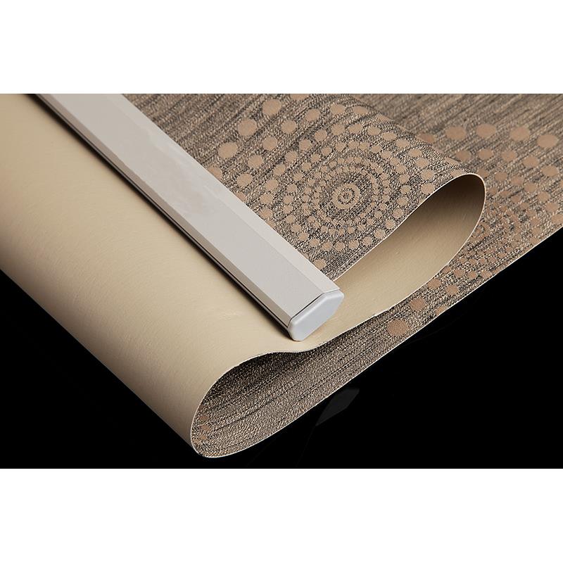 免打孔安装卷拉式遥控自动升降电动卷帘遮光防晒隔热遮阳亚麻窗帘