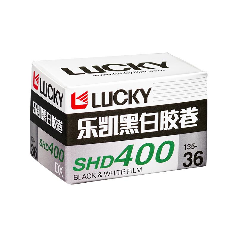 LUCKY乐凯SHD400国货复产135黑白胶卷36张2027年6月