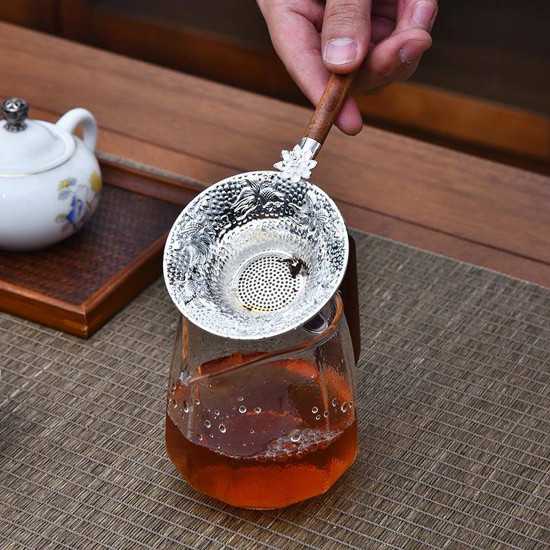 茶漏茶具茶滤茶漏斗茶隔器茶叶过滤器茶水分离器过滤网茶道配件
