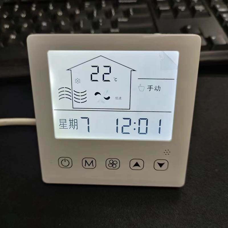 新风系统触摸屏液晶面板室内三档调速新风机智能控制器调速开关