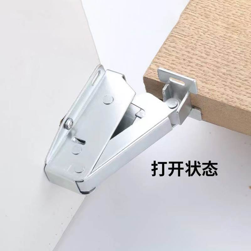 暗扣锁门扣弹簧按弹功能象鼻锁锁扣免拉手柜门反弹器碰珠柜吸拍锁