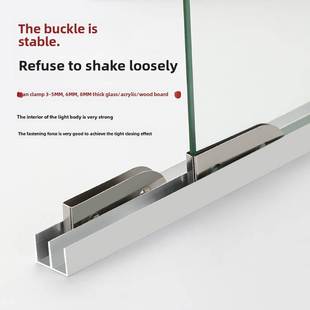 加厚山形轨道玻璃亚克力木板铝合金双轨槽滑动门滑动门轨道滑轮导