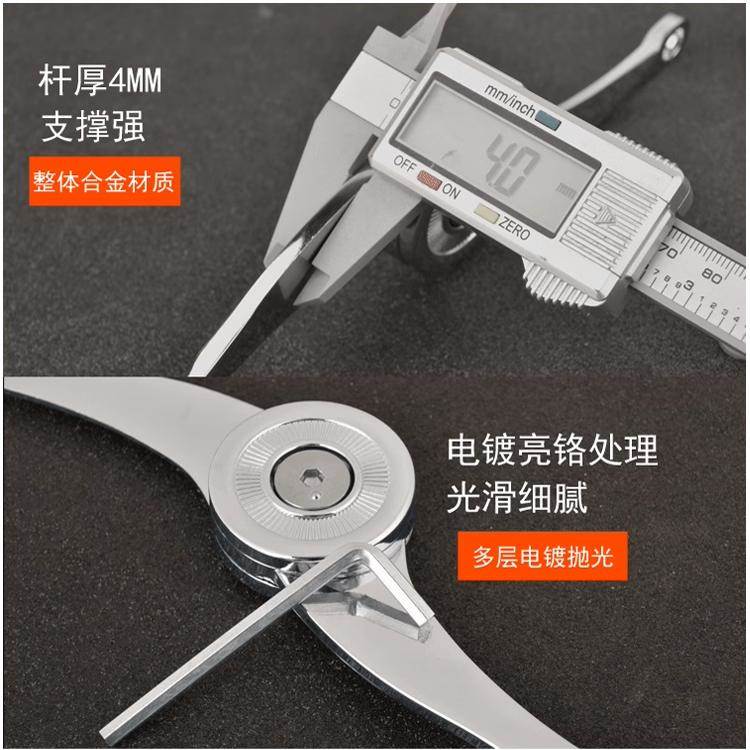 上翻铝框玻璃门随意停支撑杆任意停电视柜下翻门撑杆锌合金随意停
