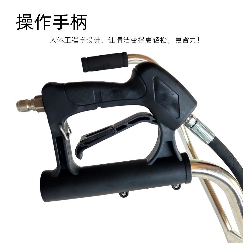 不锈钢手推式家用洗地机20英寸路面清洗器物业市政高压工厂洗地盘
