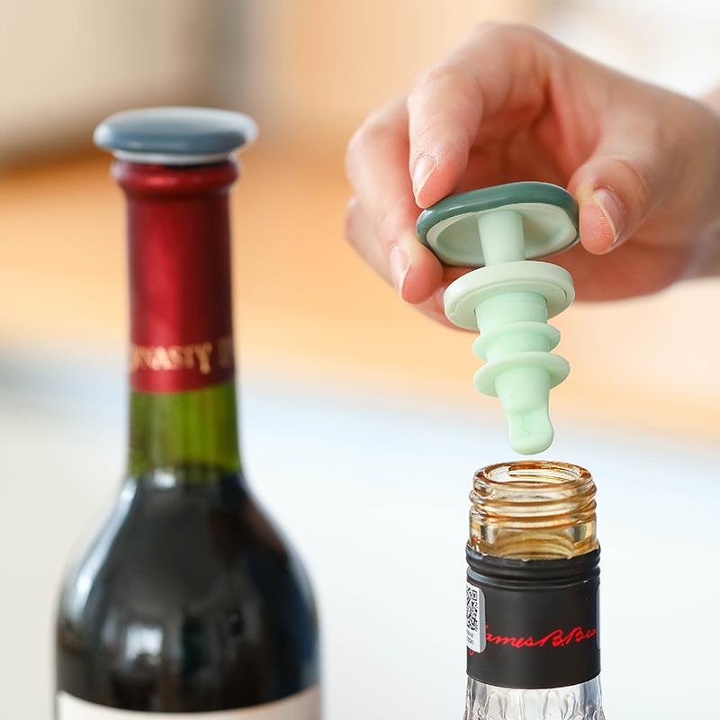 矽胶红酒塞瓶盖家用香槟葡萄酒啤酒料酒酱油调料软塞密封盖瓶塞子