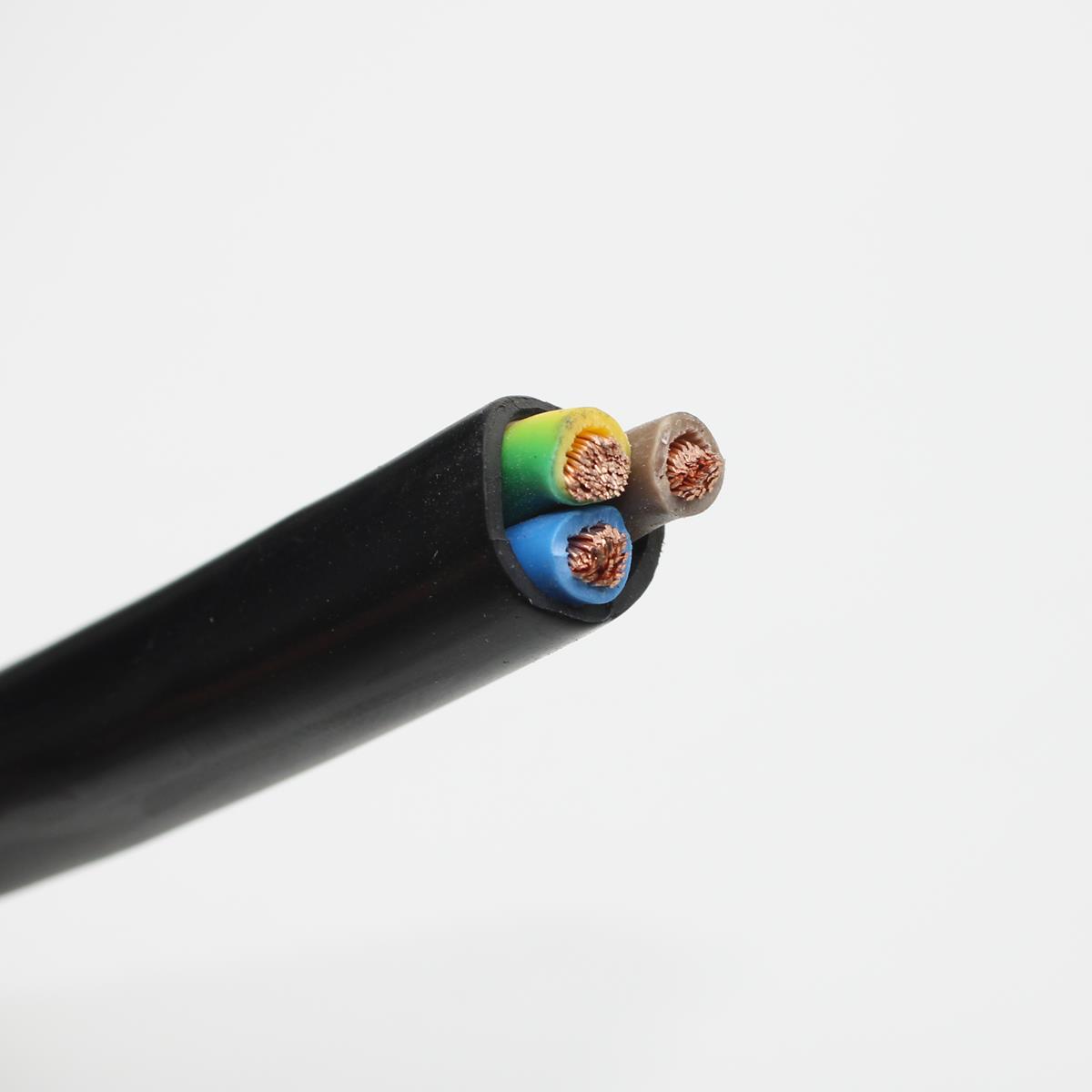 正泰电线电缆RVV3x4平方软护套线全铜国标三芯电源线空调线零散剪