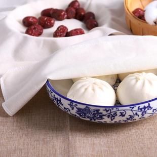 家用正方形纯棉不粘蒸笼布蒸布笼布圆形蒸馍纱布馒头垫布包子屉布