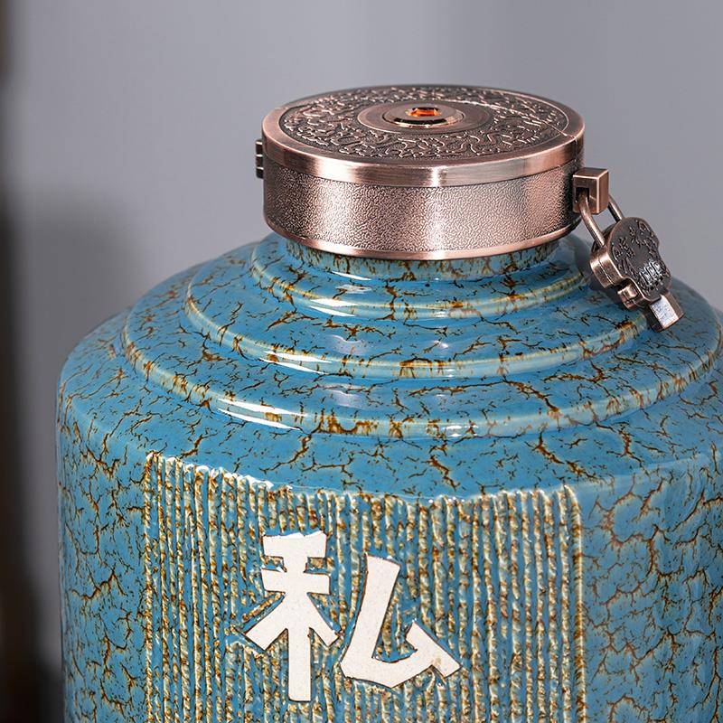 景德镇陶瓷酒坛子家用高级白酒缸酒罐密封酒壶30斤50斤泡酒瓶专用