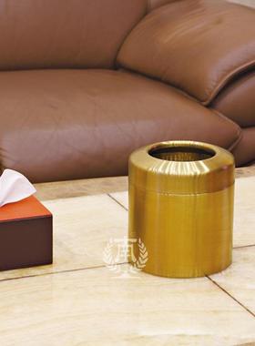 方GPX-205E无盖垃圾桶家用酒店卫生间垃圾桶台面果皮桶