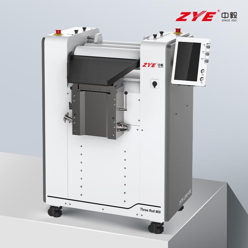 供应胶粘剂高分子凝胶三辊研磨机纳米级精细研磨实验室三辊机