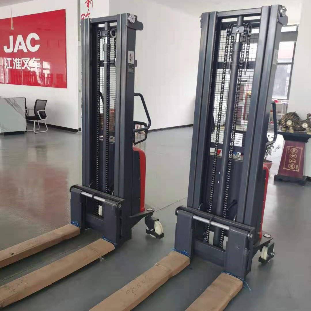 叉车1.5吨3米半电动装卸车堆高车升高车电动叉车