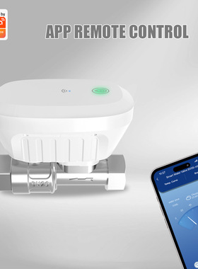 TUYA APP WIFI智能定时水阀 计水量漏水量检测阀门控制器电磁阀