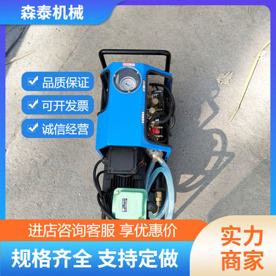 硫化机配套电动微型水压泵 LB-7*10电动打压泵 手动打压泵