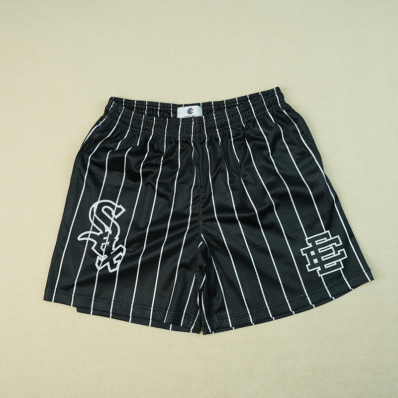 thumbnail for EE line print logo mesh shorts