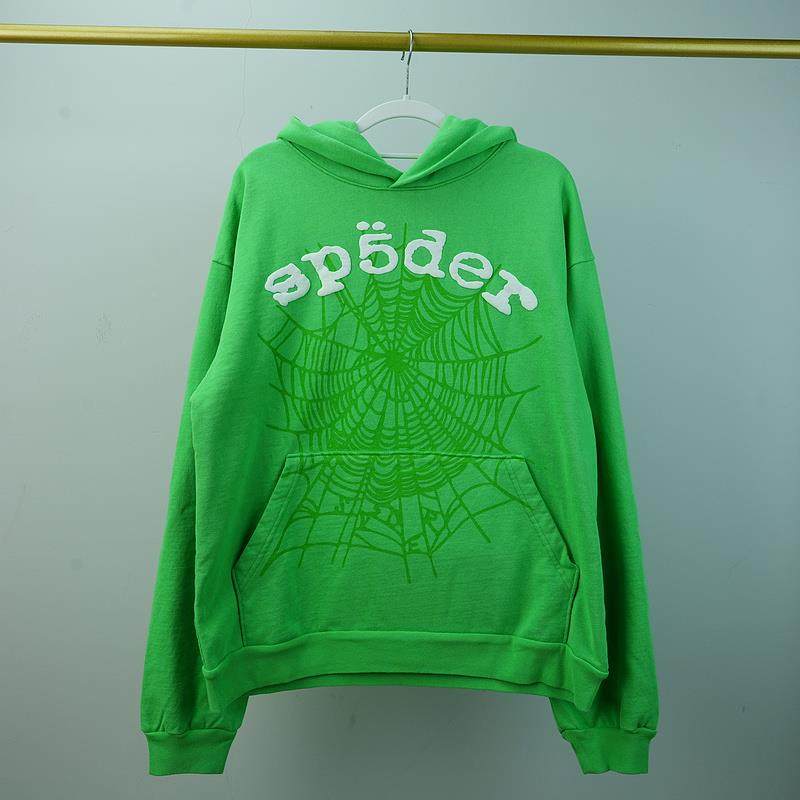 thumbnail for Curved foam print spider sweatshirt in white letters