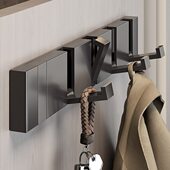 免打孔隐形挂钩浴室墙上壁挂进门后挂衣架入户玄关卧室折叠挂衣钩