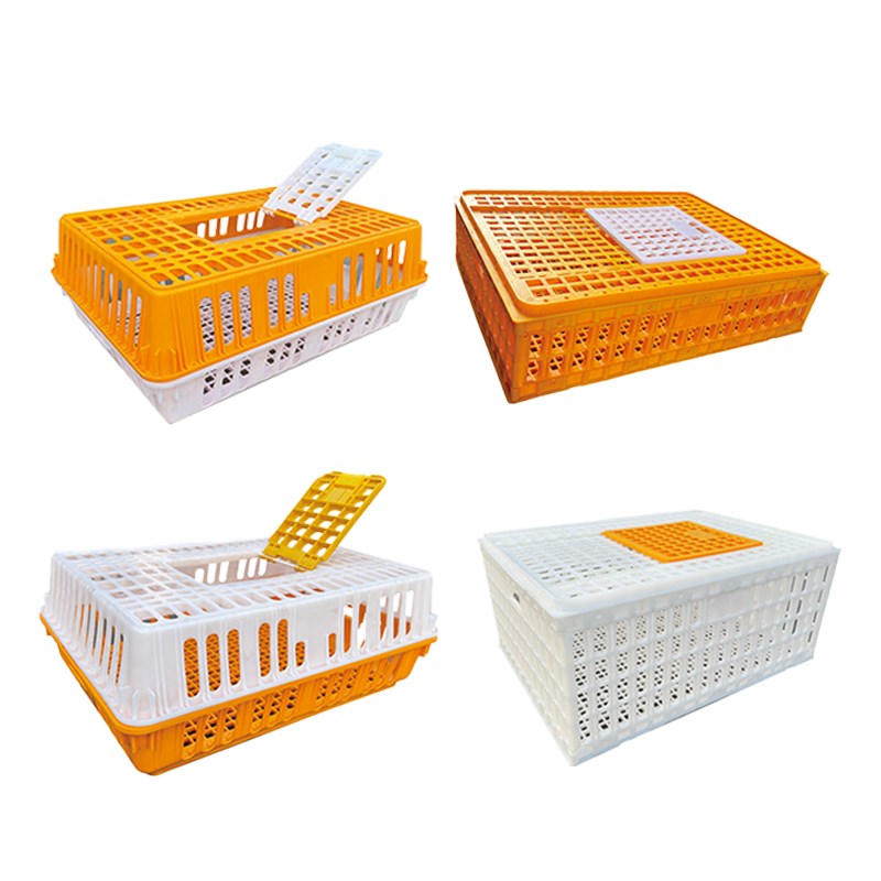 鸡用周转箱养殖场家用塑料运输笼鸡筐成J鸡鸭鹅鸽子兔养殖笼塑料