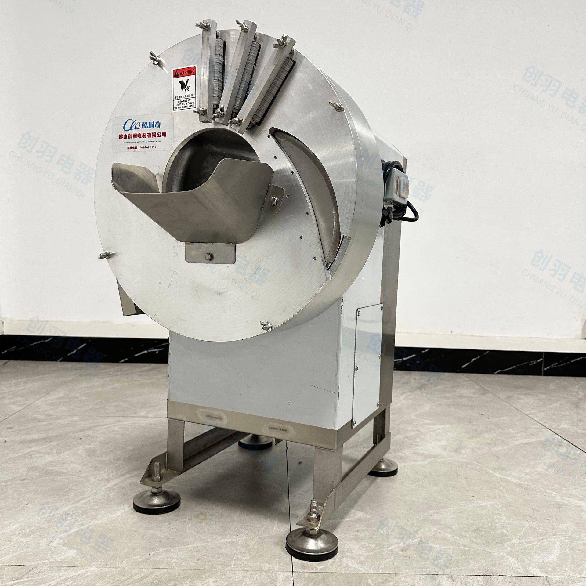 优选广东预制菜萝卜土豆大型切丝机生姜竹笋球根茎类切丝切片机