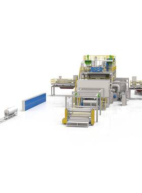 SMMSS纺熔无纺布机器SSMMS纺熔无纺布设备1.6/2.4/3.2/4.2米