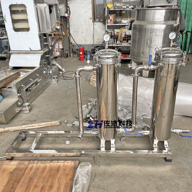 不锈钢304过滤器滤袋式过滤器饮料饮品过滤装置316多袋杂质过滤器