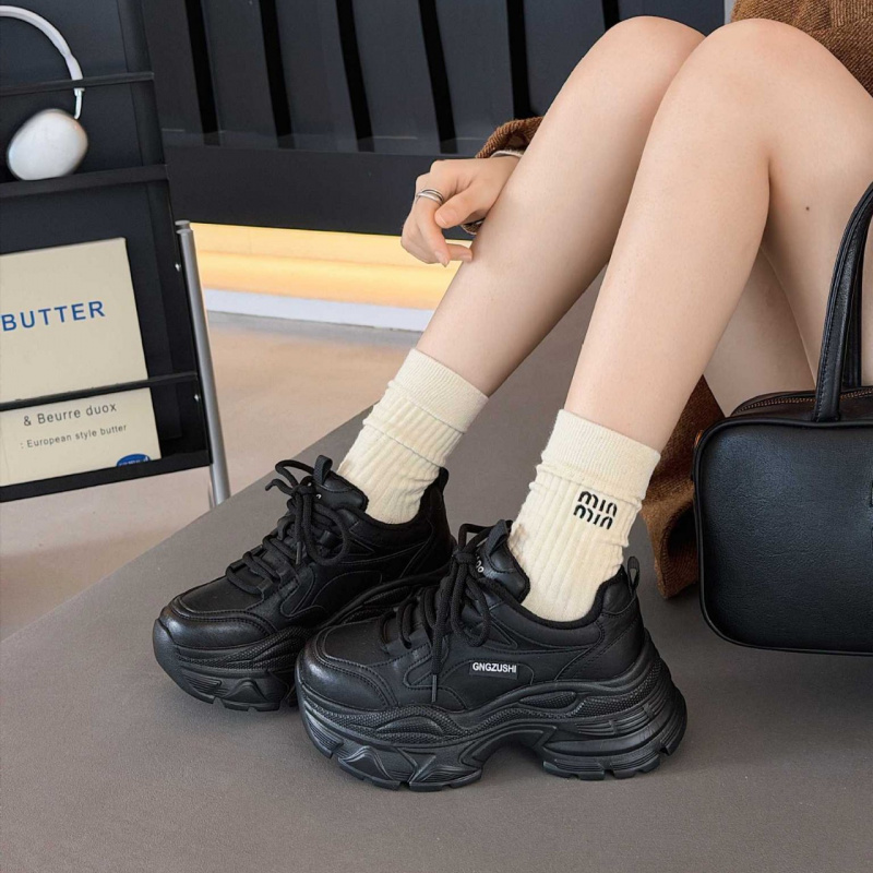 厚底老爹鞋女秋冬舒适百搭