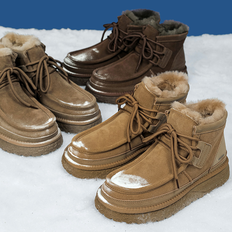 冬季情侣加厚高帮雪地靴