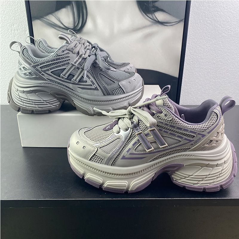 松糕厚底老爹鞋女秋季舒适百搭