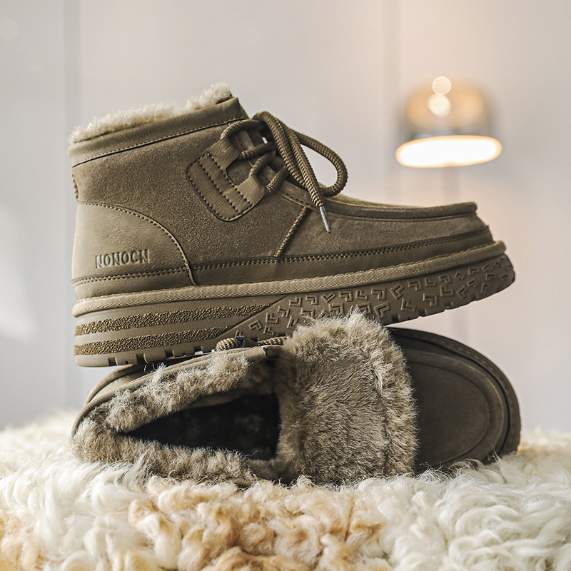 冬季加绒保暖男靴3321