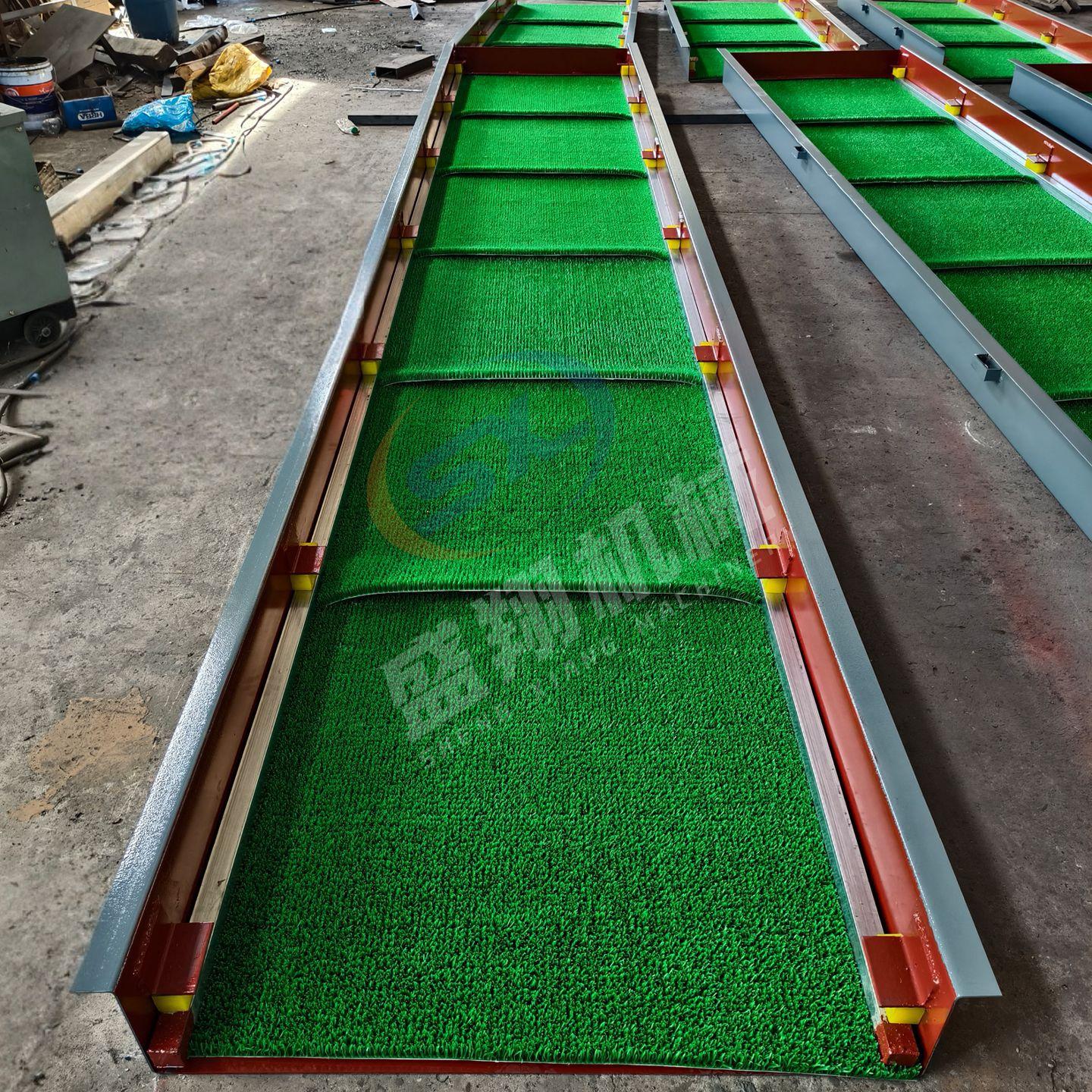 淘金设备溜金槽黄金溜槽淘金工具新款高效回收金槽金毯沾金草藏金