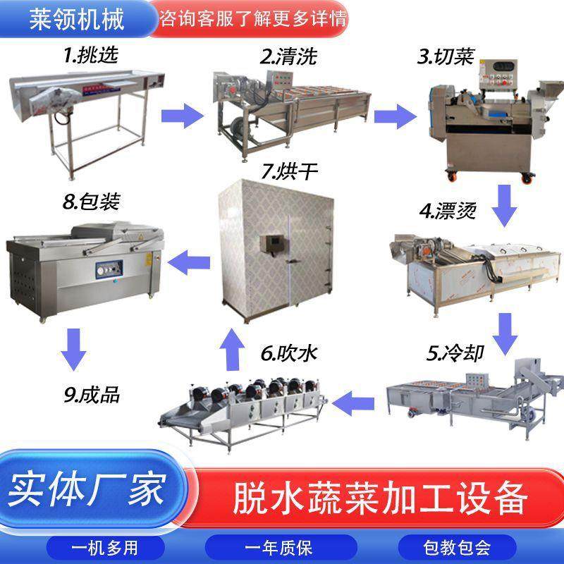 脱水番茄生产流水线黄秋葵干脱水蔬菜生产线果蔬热风循环烘干机器