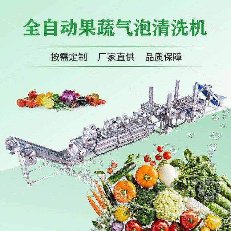 厂家供应酱菜清洗线 全套酸菜脱盐清洗生产线
