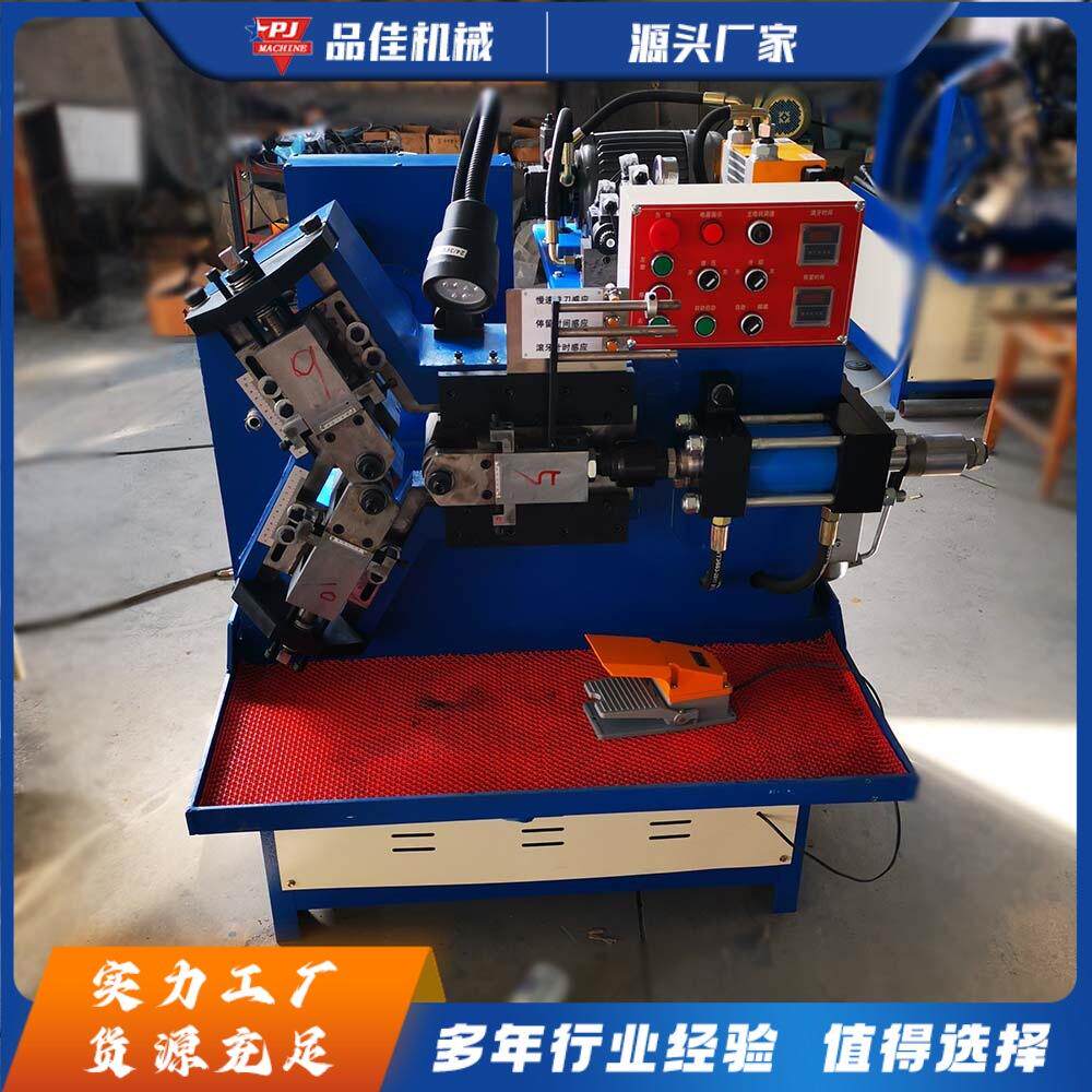 网纹花纹滚牙机 圆管外圆网纹成型设备 自动液压三轴滚丝机