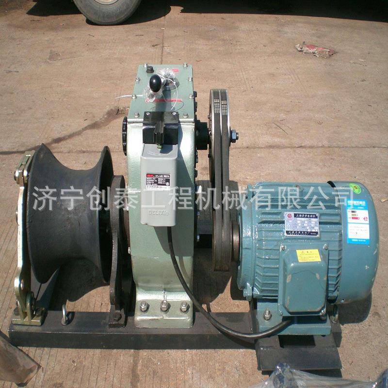 电动绞磨机机动绞柴油绞5t电动3T电缆牵引器汽油机卷扬机
