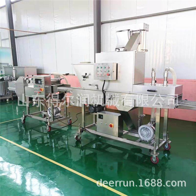 港式脆蟹上浆裹粉流水线 天妇罗虾裹浆裹糠机设备 调理食品机械,清洗/食品/商业设备,休闲食品加工设备,淘宝优惠券,粉丝福利购,淘宝优惠卷