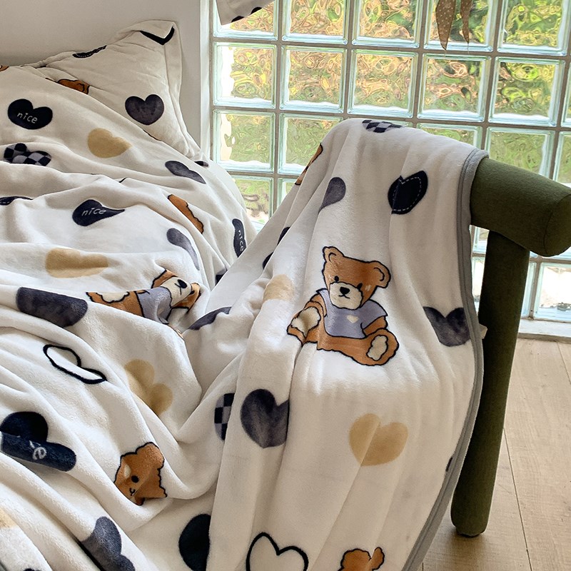 夏季牛奶绒e毛毯薄款法兰绒毯子单人沙发午睡小盖毯珊瑚绒学生宿