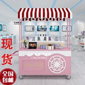 车 台摊位车展示架特价 欧式 铁艺花车夜市摆摊车移动售货车展示促销