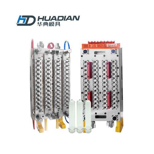 台州模具瓶胚模具48腔针阀式热流道瓶胚模具气封PET瓶胚模具