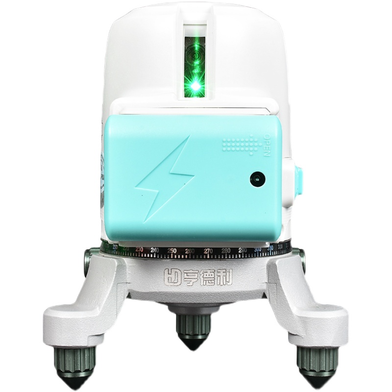 亨得利激光水平仪高精度强光细线2/3/5M线绿光超亮红外线平水仪